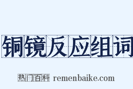 铜镜反应组词是什么意思的图片